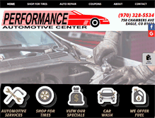 Tablet Screenshot of performanceautocenter.us