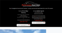 Desktop Screenshot of performanceautocenter.com