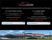 Tablet Screenshot of performanceautocenter.com